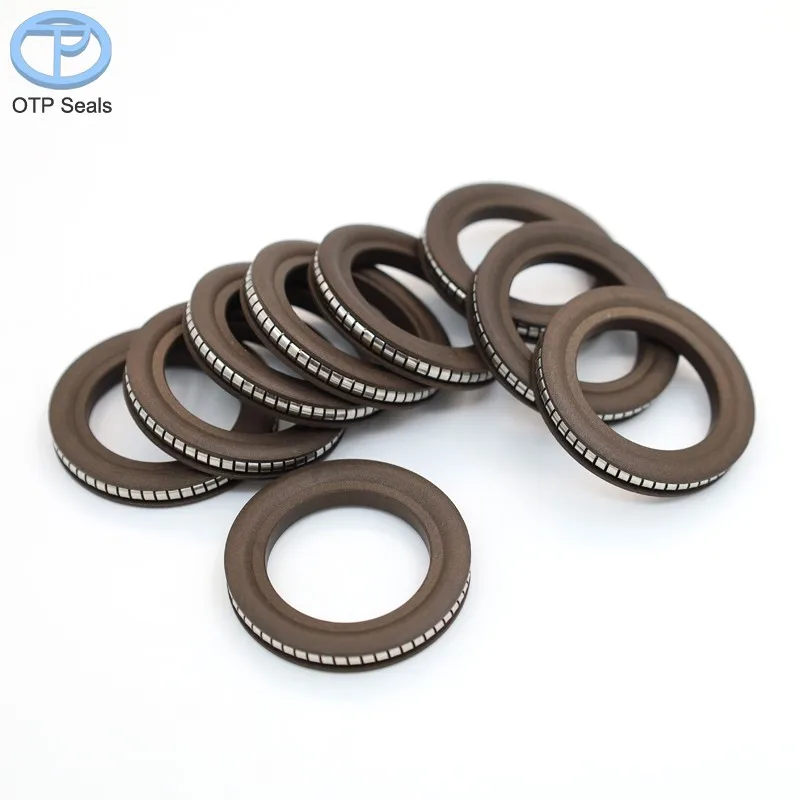 End face external seals PTFE seal polytetrafluoroethylene add copper powder H-spring non-standard parts factory customized otp
End face external seals PTFE seal polytetrafluoroethylene add copper powder H-spring non-standard parts factory customized otp