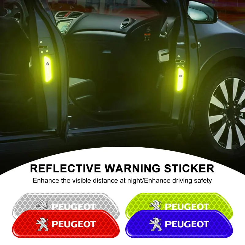 4PCS Car Door Safety Warning Reflective Mark Sticker S Line Emblem For Peugeot 108 406 407 408 206 207 208 306 307 308 508
4PCS Car Door Safety Warning Reflective Mark Sticker S Line Emblem For Peugeot 108 406 407 408 206 207 208 306 307 308 508
