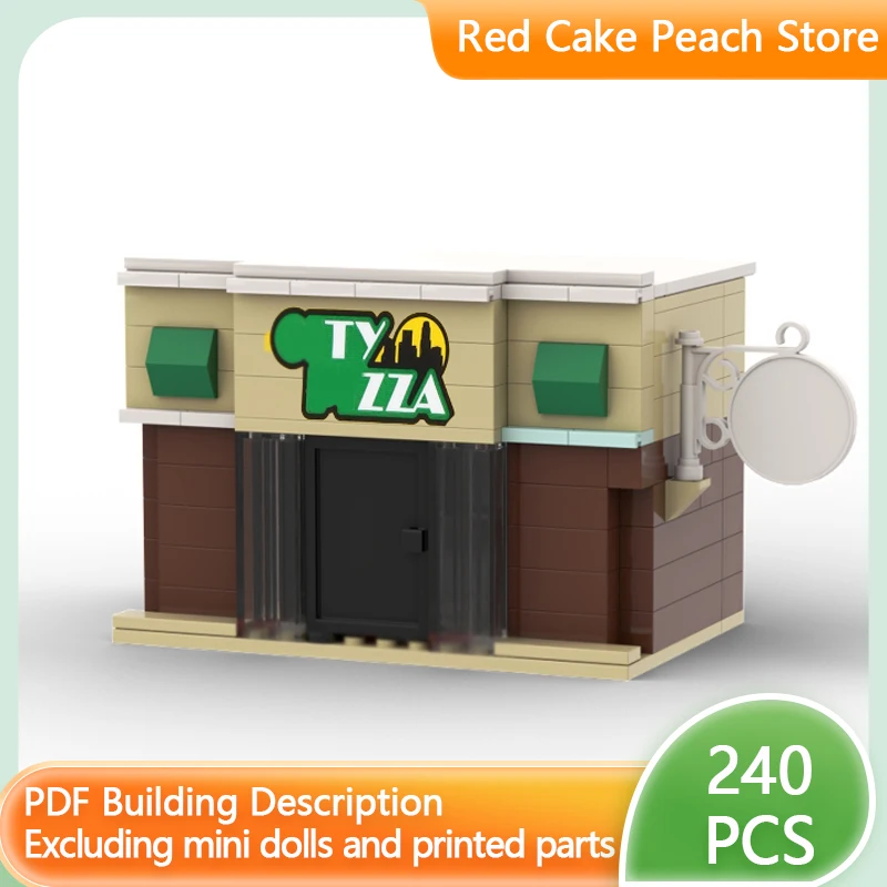 Модель City Street View MOC, строительные кирпичи, магазин городской пиццы, модульные технологии, подарки, праздник, сборка, детские игрушки, костюм
Модель City Street View MOC, строительные кирпичи, магазин городской пиццы, модульные технологии, подарки, праздник, сборка, детские игрушки, костюм