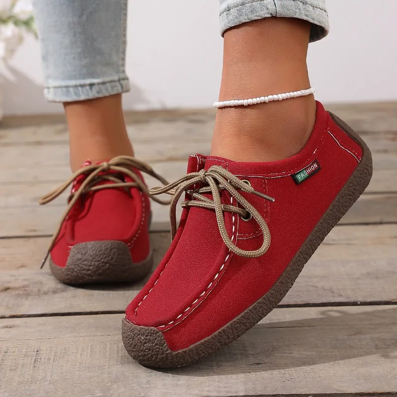 Women Sneakers 2026 Lace Up Simple Solid Loafers Fashion Shallow Mouth Soft Soled Design Shoes Comfort Casual Female Sport Shoes
Women Sneakers 2026 Lace Up Simple Solid Loafers Fashion Shallow Mouth Soft Soled Design Shoes Comfort Casual Female Sport Shoes