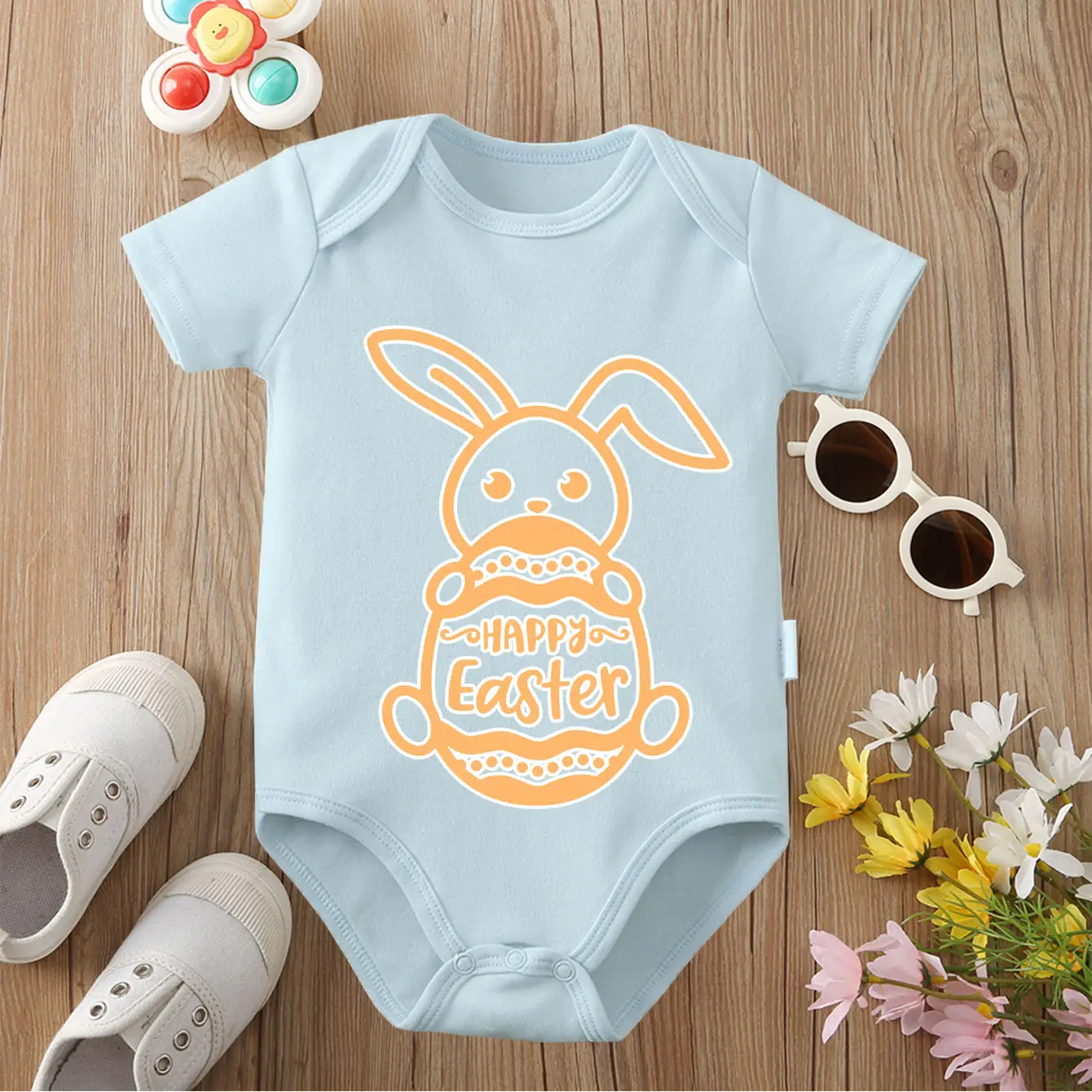 100% Cotton Bodysuit Happy Easter Print Onesie Comfortable Cloths for Baby Jumpsuit for 0 To 12 Months Newborn
100% Cotton Bodysuit Happy Easter Print Onesie Comfortable Cloths for Baby Jumpsuit for 0 To 12 Months Newborn