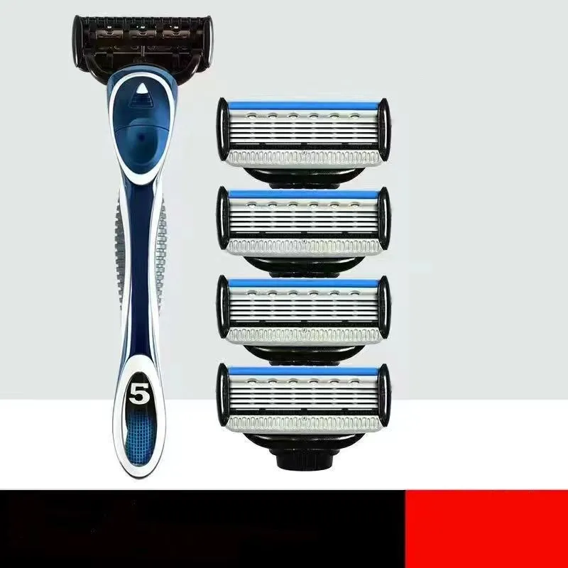 Classic Manual Shaver, 5-Layers Blade Razor, Replaceable Blade, Washed And Reused, Safety Razor For Men
Classic Manual Shaver, 5-Layers Blade Razor, Replaceable Blade, Washed And Reused, Safety Razor For Men