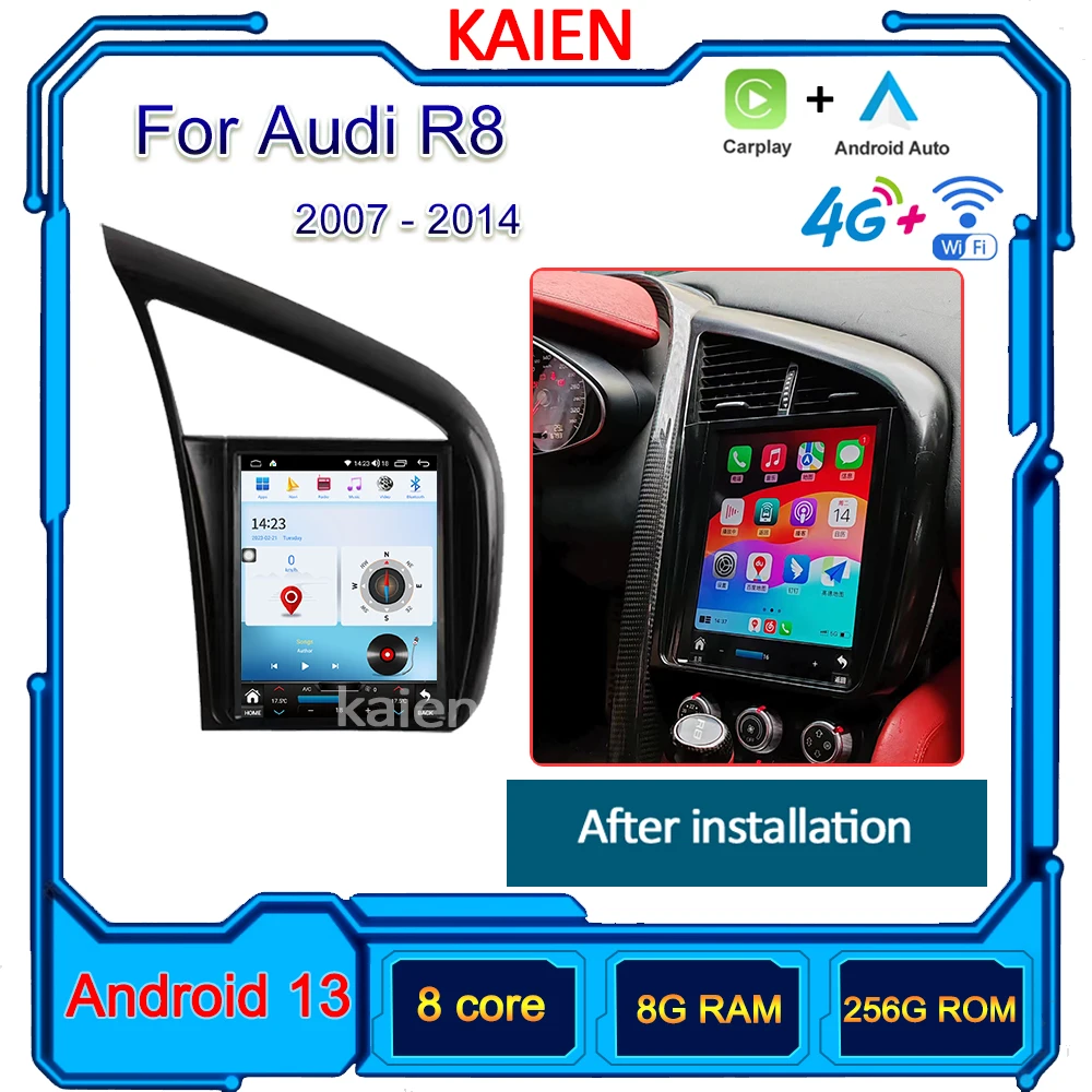 Touch Screen Car Radio Video Player For Audi R8 2007-2015 Android Auto GPS Navigation DVD Multimedia Stereo Carplay Head Unit
Touch Screen Car Radio Video Player For Audi R8 2007-2015 Android Auto GPS Navigation DVD Multimedia Stereo Carplay Head Unit