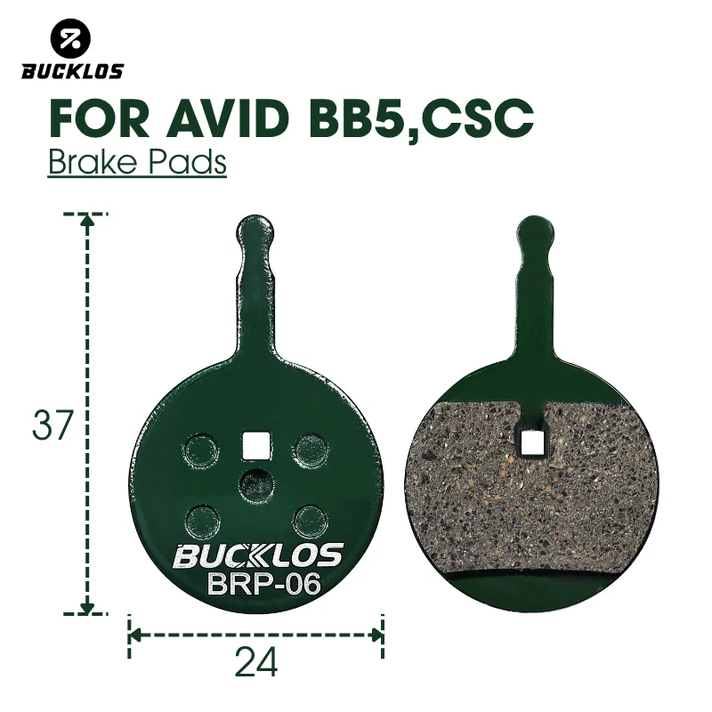 BUCKLOS 1-10 Pairs Bicycle Hydraulic Disc Brake Pads Ceramic Durable Bike Brake Pad Wear-resistant for AVID BB5 CSC DC710
BUCKLOS 1-10 Pairs Bicycle Hydraulic Disc Brake Pads Ceramic Durable Bike Brake Pad Wear-resistant for AVID BB5 CSC DC710