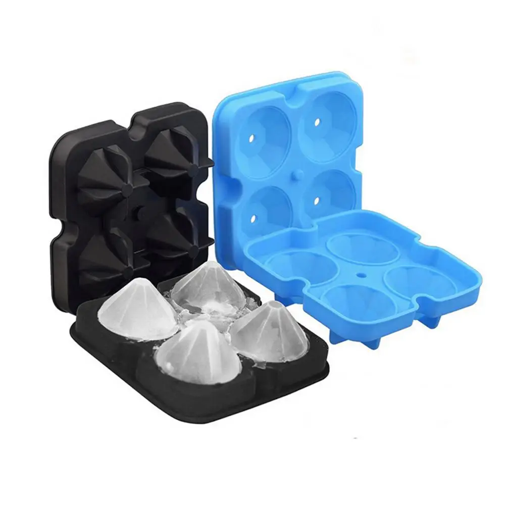 4 Cavities Ice Cube Molds Diamond Shape Silicone Tray Cake Baking Candy Mold Soap 3D Maker Eco Friendly Recyclable Chocolate
4 Cavities Ice Cube Molds Diamond Shape Silicone Tray Cake Baking Candy Mold Soap 3D Maker Eco Friendly Recyclable Chocolate