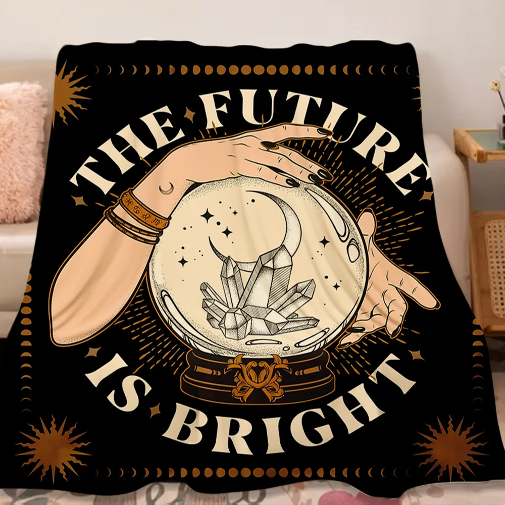 Year-round Use Rustic Flannel Soft Blanket The Future Is Bright Duvet Cover Bed Scarf Moisture-wicking Blankets For Airbnb Hosts
Year-round Use Rustic Flannel Soft Blanket The Future Is Bright Duvet Cover Bed Scarf Moisture-wicking Blankets For Airbnb Hosts