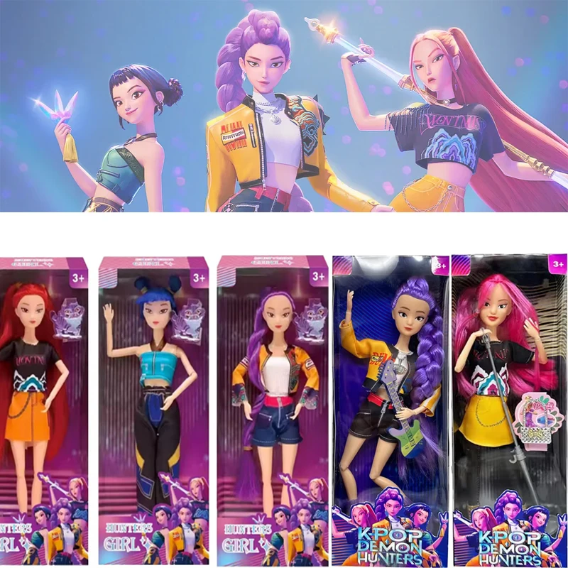 2026 K pop Demon Hunters Doll Toys Rumi Mira Zoey Action Figure Toy Beautiful Princess Plastic DIY Toy for Girls Christmas Gift
2026 K pop Demon Hunters Doll Toys Rumi Mira Zoey Action Figure Toy Beautiful Princess Plastic DIY Toy for Girls Christmas Gift