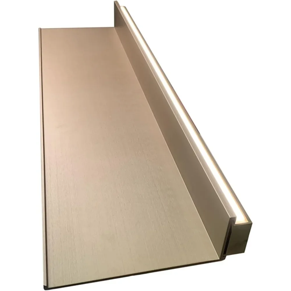 Floating Wall Shelves, Wall Shelf Built-in LED Warm Light Aluminum Alloy Light-Emitting Shelves for Bedroom Living Room Decorati
Floating Wall Shelves, Wall Shelf Built-in LED Warm Light Aluminum Alloy Light-Emitting Shelves for Bedroom Living Room Decorati