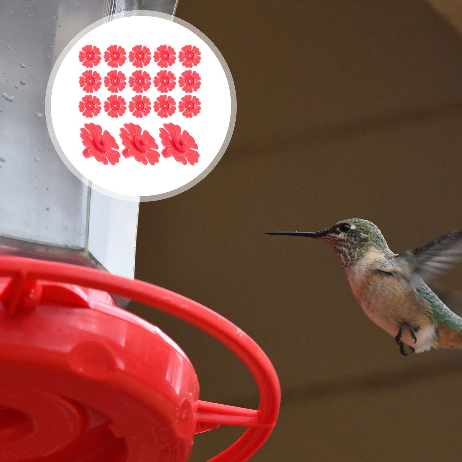 20 Pcs Hummingbird Feeder Flowers Realistic Bird Feeder Parts Plastic Outdoor Garden Decoration Easy Install Replace Supplies
20 Pcs Hummingbird Feeder Flowers Realistic Bird Feeder Parts Plastic Outdoor Garden Decoration Easy Install Replace Supplies