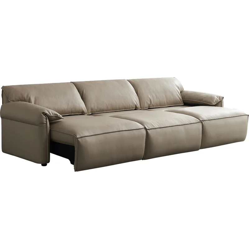 Simple Living Room Dual-Purpose Sofa Automatic Telescopic Sofa Electric Function Leather Sofa Bed
Simple Living Room Dual-Purpose Sofa Automatic Telescopic Sofa Electric Function Leather Sofa Bed