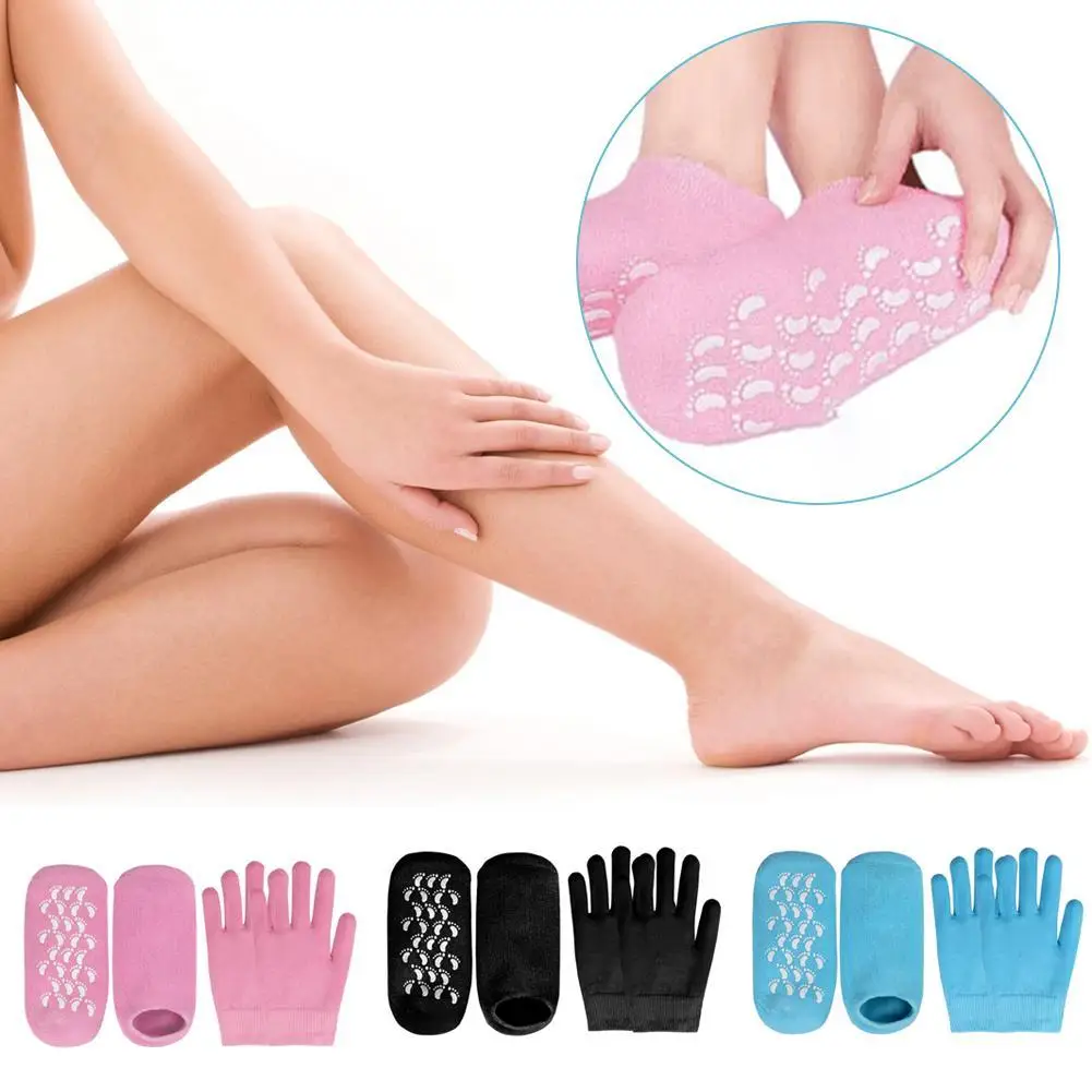 Foot Care Moisture Socks Spa Gel Silicone Socks And Gloves For Women Moisturizing
Foot Care Moisture Socks Spa Gel Silicone Socks And Gloves For Women Moisturizing