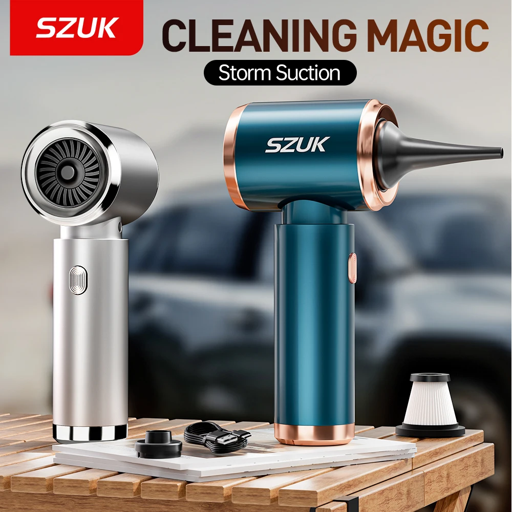 SZUK Mini Car Vacuum Cleaner Wireless Vacuum Cleaner Cleaning Machine Powerful Suction Handheld Portable Vacuum Cleaner for Car
SZUK Mini Car Vacuum Cleaner Wireless Vacuum Cleaner Cleaning Machine Powerful Suction Handheld Portable Vacuum Cleaner for Car