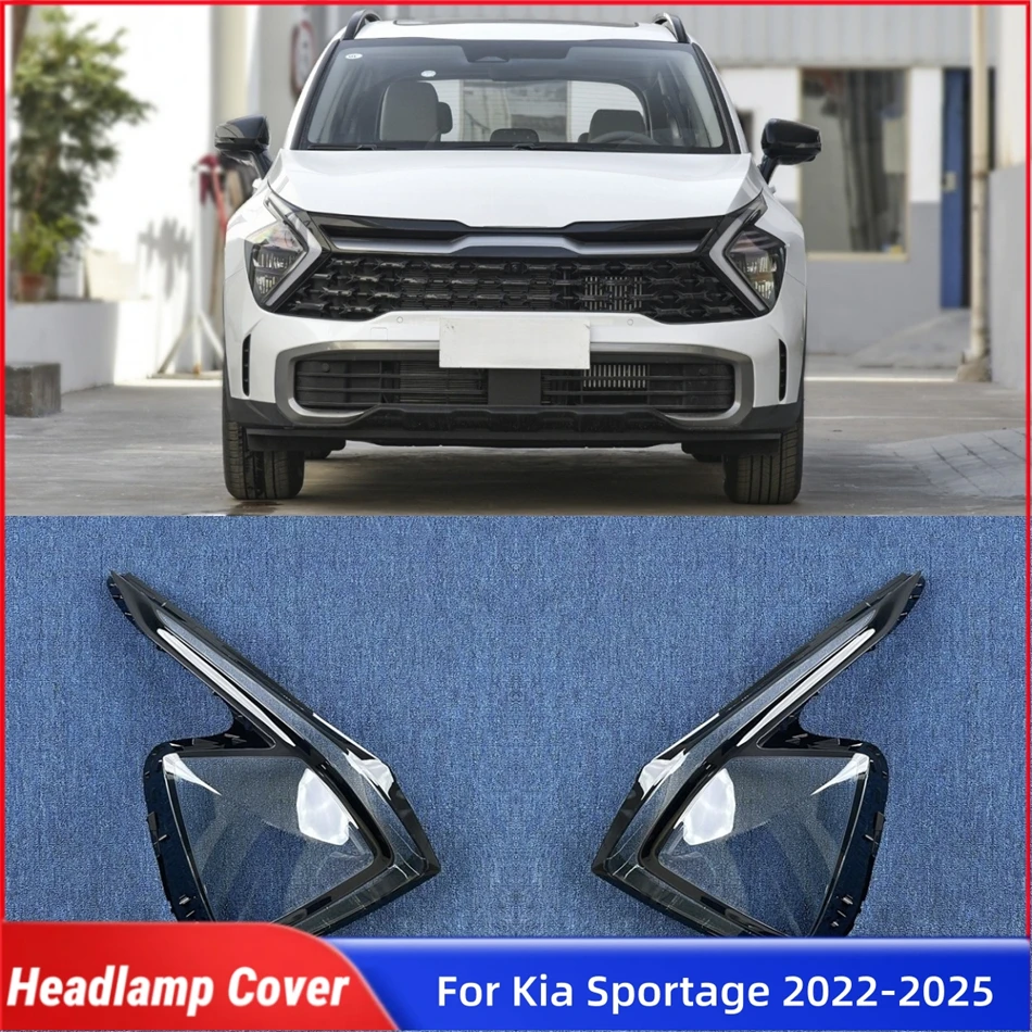 For Kia Sportage 2022 2023 2024 2025 Car Lights Shell Lampshade Caps Headlamp Shell Car Front Headlight Lens Cover Lights Shell
For Kia Sportage 2022 2023 2024 2025 Car Lights Shell Lampshade Caps Headlamp Shell Car Front Headlight Lens Cover Lights Shell