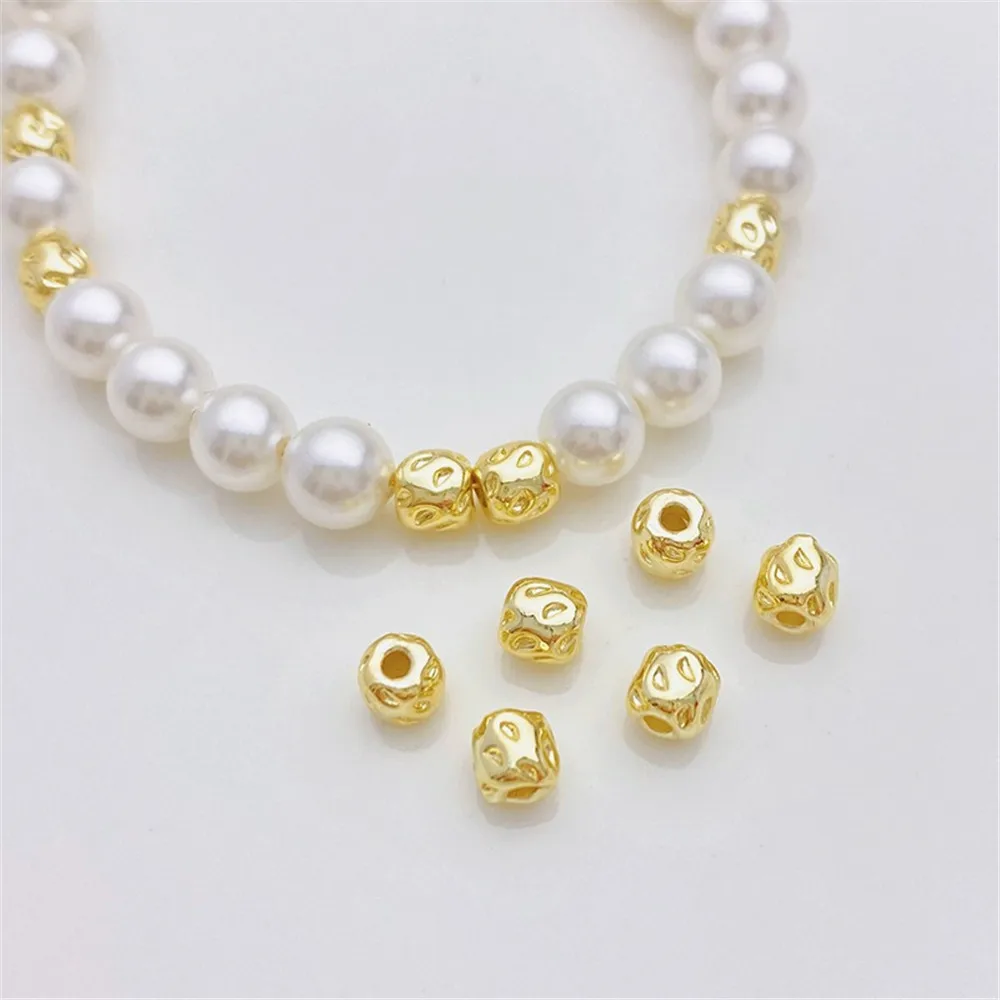 14K Gold-wrapped Dark Pattern Strawberry Beads Loose Beads Handmade DIY Beaded Bracelets Necklaces Jewelry Material Accessories
14K Gold-wrapped Dark Pattern Strawberry Beads Loose Beads Handmade DIY Beaded Bracelets Necklaces Jewelry Material Accessories