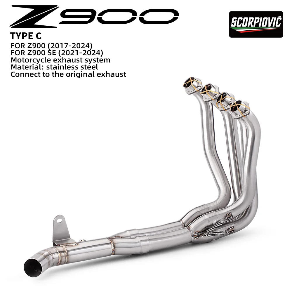 Motorcycle Exhaust System Front Header Pipe Tube for Z900 2017-2026 Models Performance Upgrade
Motorcycle Exhaust System Front Header Pipe Tube for Z900 2017-2026 Models Performance Upgrade