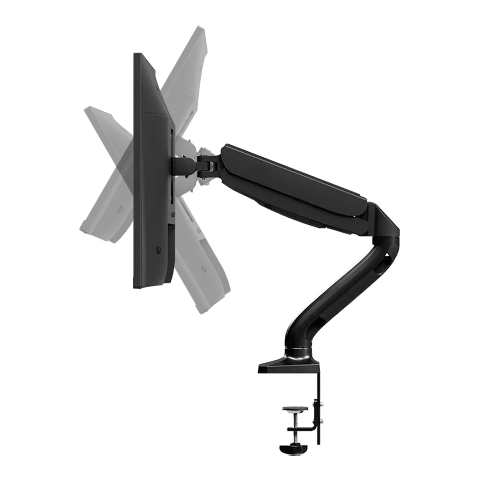 Mction Monitor Arm Mount Desk Stand with Clamp Support Ergonomic Adjustable Gas Spring for Gaming Computer LCD Screen
Mction Monitor Arm Mount Desk Stand with Clamp Support Ergonomic Adjustable Gas Spring for Gaming Computer LCD Screen