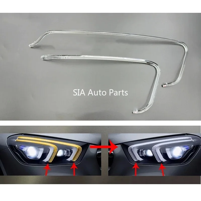 FOR Mercedes-Benz GLE 167 2020-2024 Car Headlight DRL Light Guide Plate Light Tube Daytime Running Light Guide Angel Eye Parts
FOR Mercedes-Benz GLE 167 2020-2024 Car Headlight DRL Light Guide Plate Light Tube Daytime Running Light Guide Angel Eye Parts