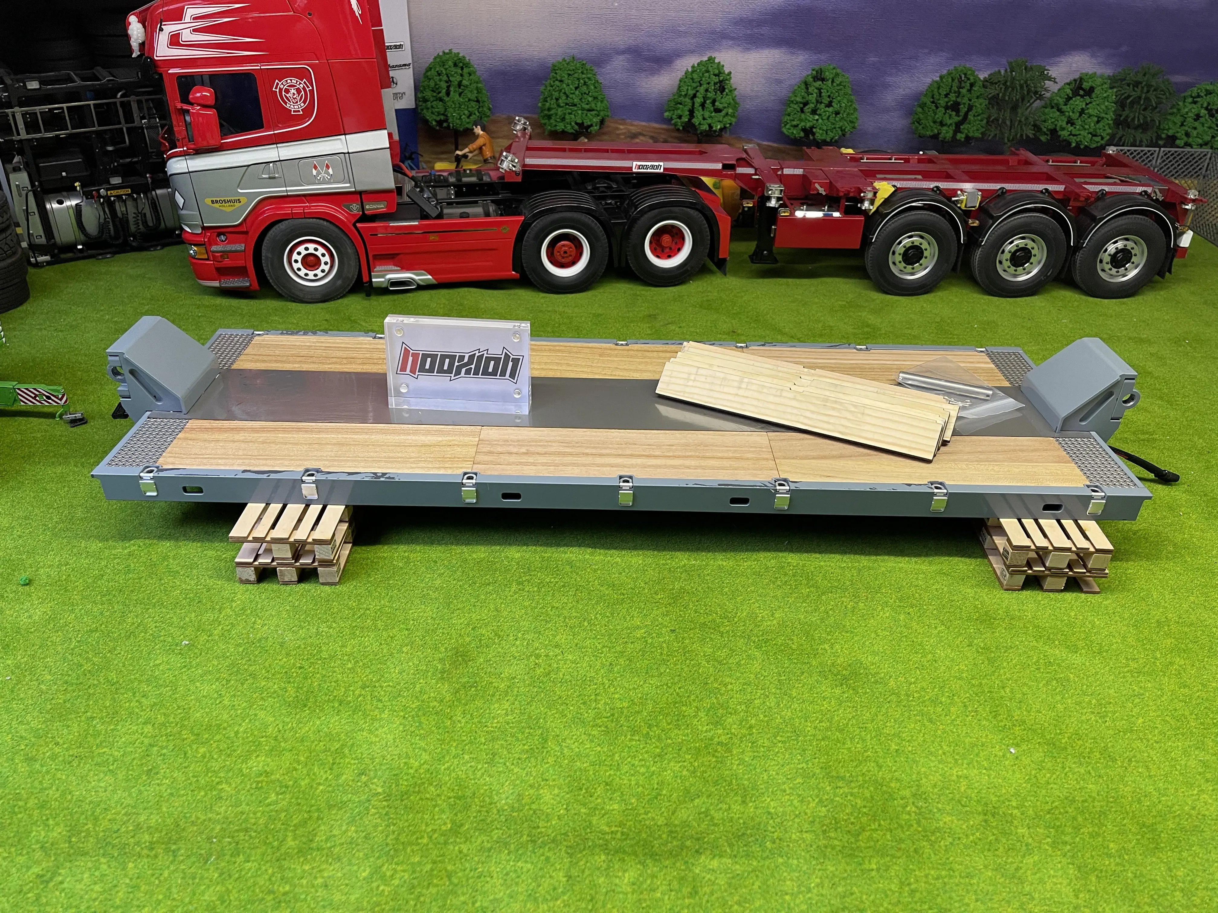 Nooxion FERY BEAR Model 2+5 Series Trailers Upgraded with Low Flat Module Kit 1/14 Engineering Trailer tractors For Tamiya
Nooxion FERY BEAR Model 2+5 Series Trailers Upgraded with Low Flat Module Kit 1/14 Engineering Trailer tractors For Tamiya