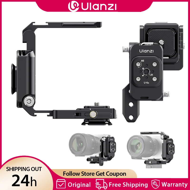 Ulanzi XJ01 2in1 Universal Foldable Camera Cage Uka Quick Release L Plate for Cameras DSLR Cameras Accessories for Photography
Ulanzi XJ01 2in1 Universal Foldable Camera Cage Uka Quick Release L Plate for Cameras DSLR Cameras Accessories for Photography