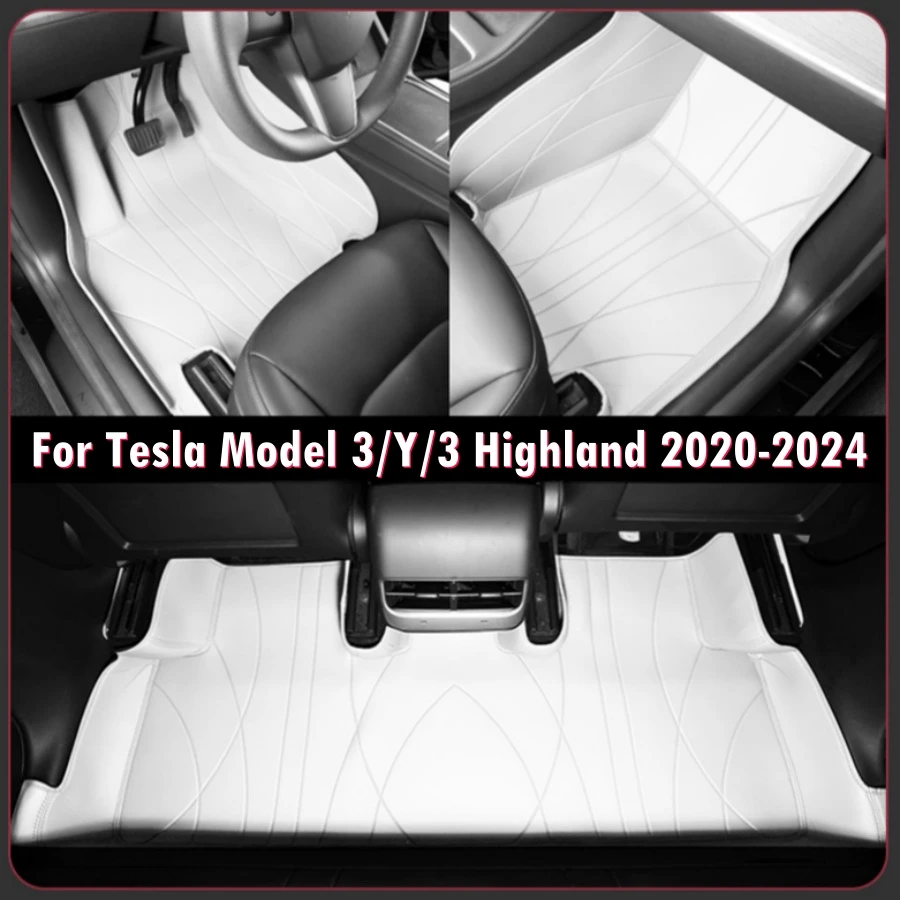 2018-2025 Полностью коврики из искусственной кожи для Tesla Model Y Model 3 2020-2024 M3 Highland Двухслойные автомобильные коврики с ковром
2018-2025 Полностью коврики из искусственной кожи для Tesla Model Y Model 3 2020-2024 M3 Highland Двухслойные автомобильные коврики с ковром