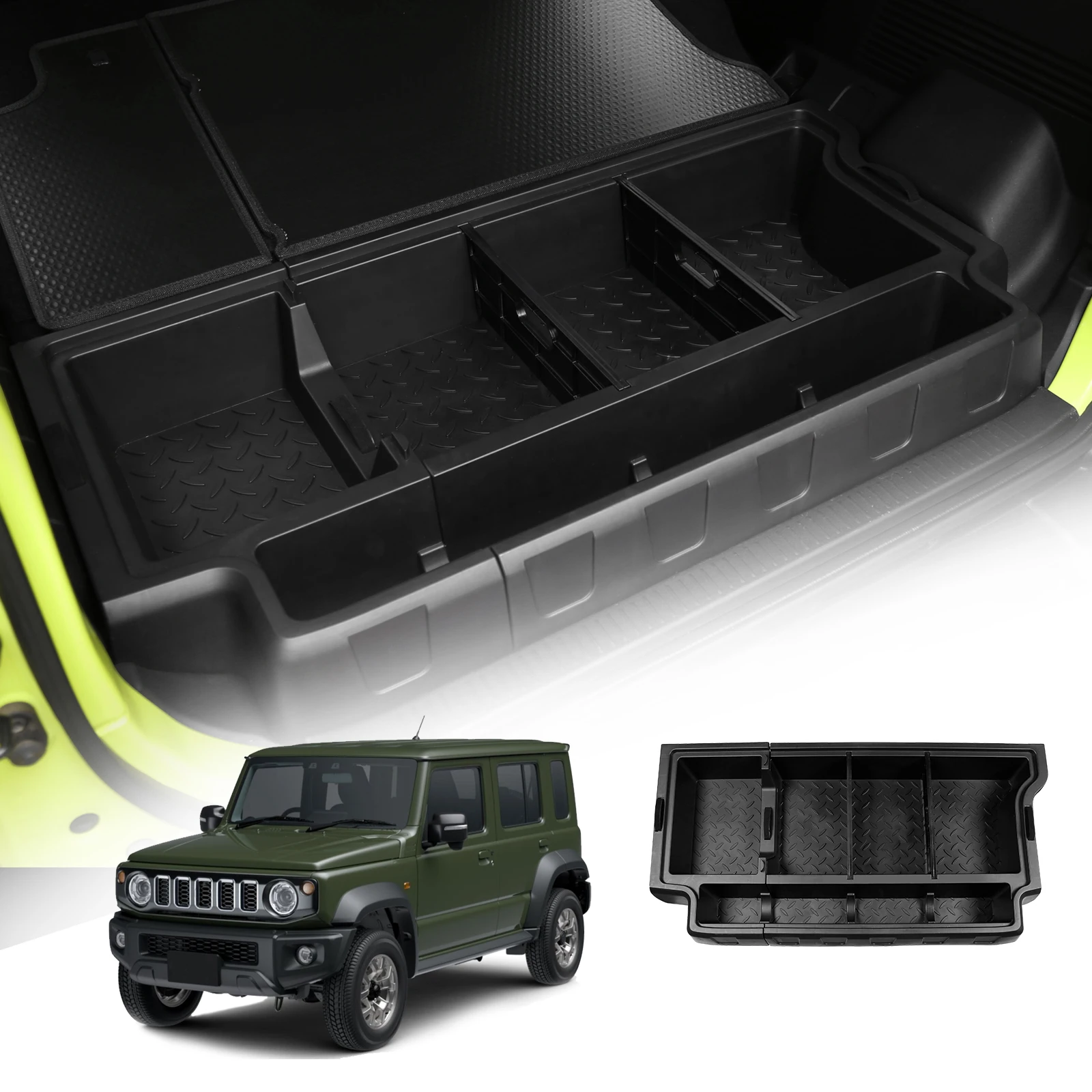 For Suzuki Jimny JC74W JC74 5-Door 2023 2024 2025 Car Trunk Storage Box with Lid Storing Channel Storage Box Auto Modified
For Suzuki Jimny JC74W JC74 5-Door 2023 2024 2025 Car Trunk Storage Box with Lid Storing Channel Storage Box Auto Modified