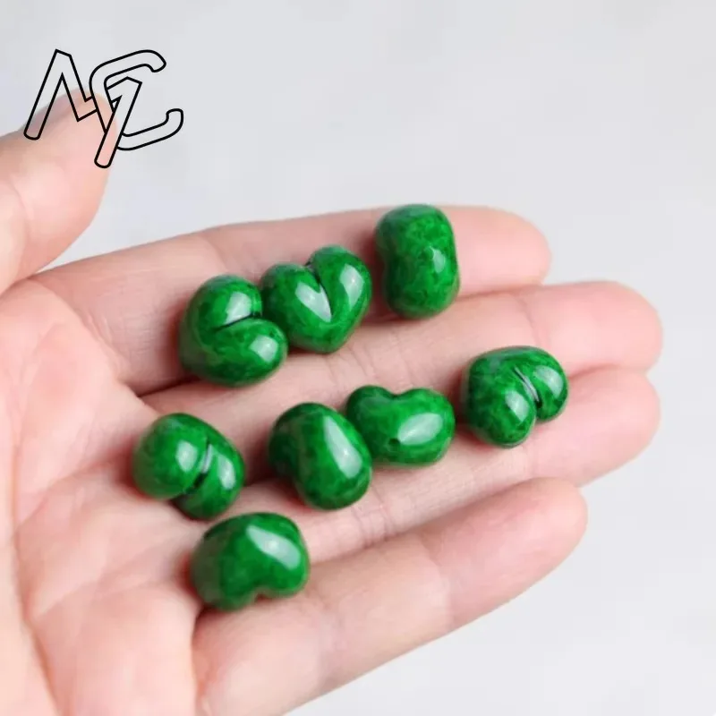 5pc Natural Jade Green Love Peach DIY Bracelet Pendants Earrings Jadeite Jewellery Fashion Accessories Amulet Women Men
5pc Natural Jade Green Love Peach DIY Bracelet Pendants Earrings Jadeite Jewellery Fashion Accessories Amulet Women Men
