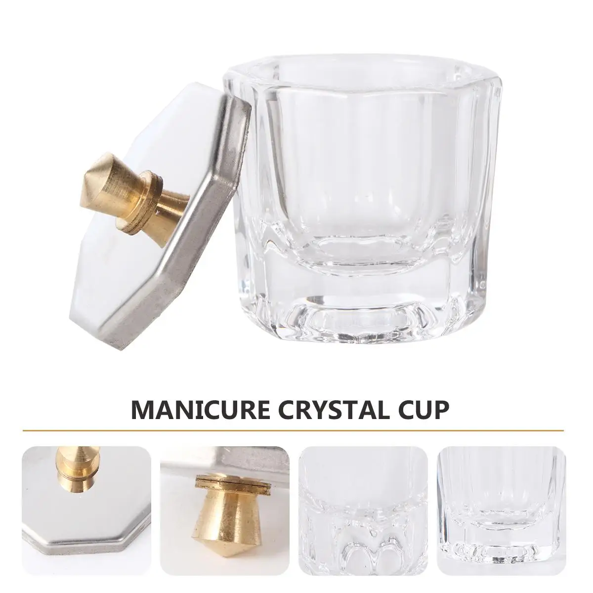 2PCS Crystal Container with Lid for Mini Tiny Acrylic Mixing Suitable Nail Glass Crystal Nail Cup Cup Salon Use
2PCS Crystal Container with Lid for Mini Tiny Acrylic Mixing Suitable Nail Glass Crystal Nail Cup Cup Salon Use