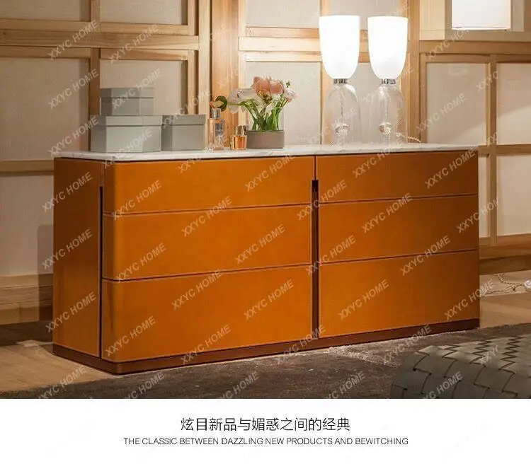 X-S minimalist bedroom solid wood TV cabinet saddle leather marble high storage decoration fashion HG
X-S minimalist bedroom solid wood TV cabinet saddle leather marble high storage decoration fashion HG