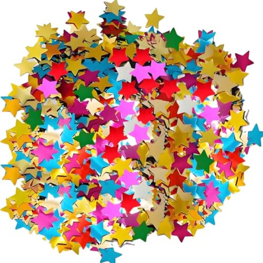 Star Metallic Foil Confetti 8000 Pcs Shiny Star Table Confetti for Fill Balloon Wedding Graduation Party Decorations, 60g of pa
Star Metallic Foil Confetti 8000 Pcs Shiny Star Table Confetti for Fill Balloon Wedding Graduation Party Decorations, 60g of pa