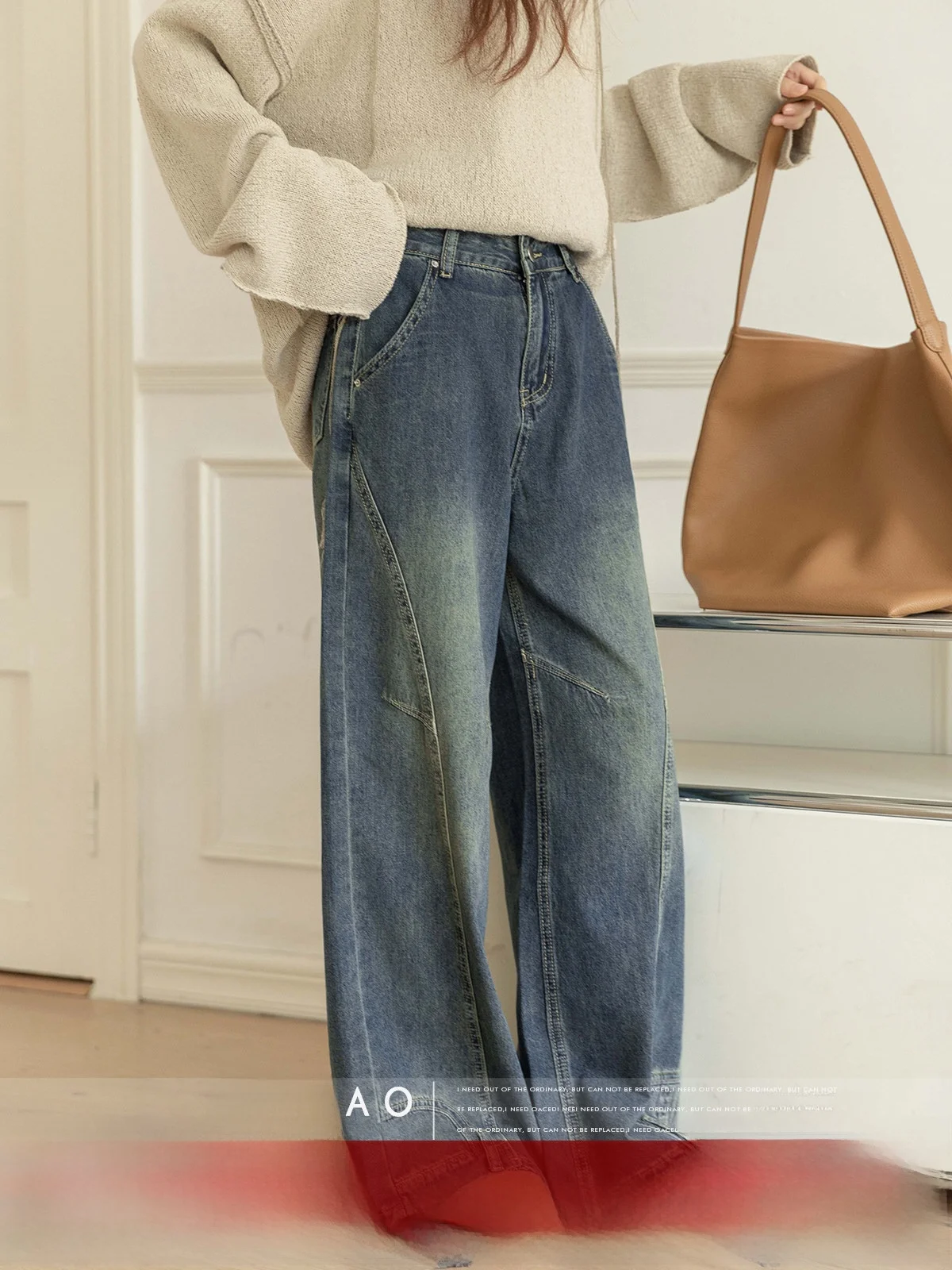 Женские джинсы с высокой талией, прямые, темно-синие, винтажные, длиной в пол, осень 2025, новинка, для повседневной носки
Женские джинсы с высокой талией, прямые, темно-синие, винтажные, длиной в пол, осень 2025, новинка, для повседневной носки