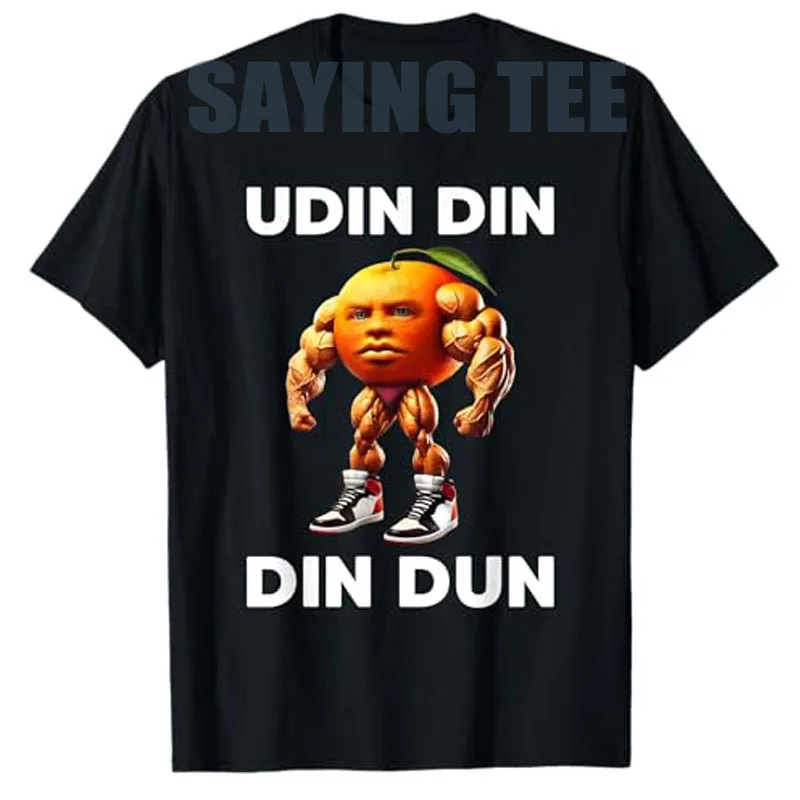 Udin Din Din Dun Italian Brainrot Meme Udindindindun Orange T-Shirt Men's Fashion Guy Fitness Sarcastic Saying Tee Novelty Gift
Udin Din Din Dun Italian Brainrot Meme Udindindindun Orange T-Shirt Men's Fashion Guy Fitness Sarcastic Saying Tee Novelty Gift