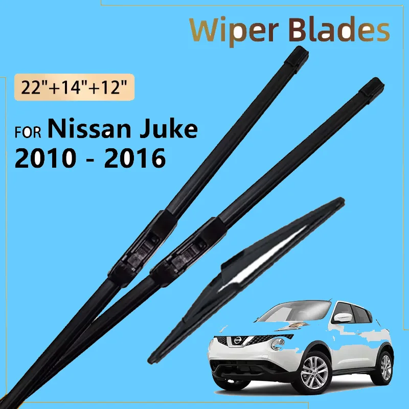 3x Car Front Rear Wiper Blades Set For Nissan Juke F15 2010 - 2016 2015 2014 2013 2012 2011 Windshield Windscreen Window Brushes
3x Car Front Rear Wiper Blades Set For Nissan Juke F15 2010 - 2016 2015 2014 2013 2012 2011 Windshield Windscreen Window Brushes
