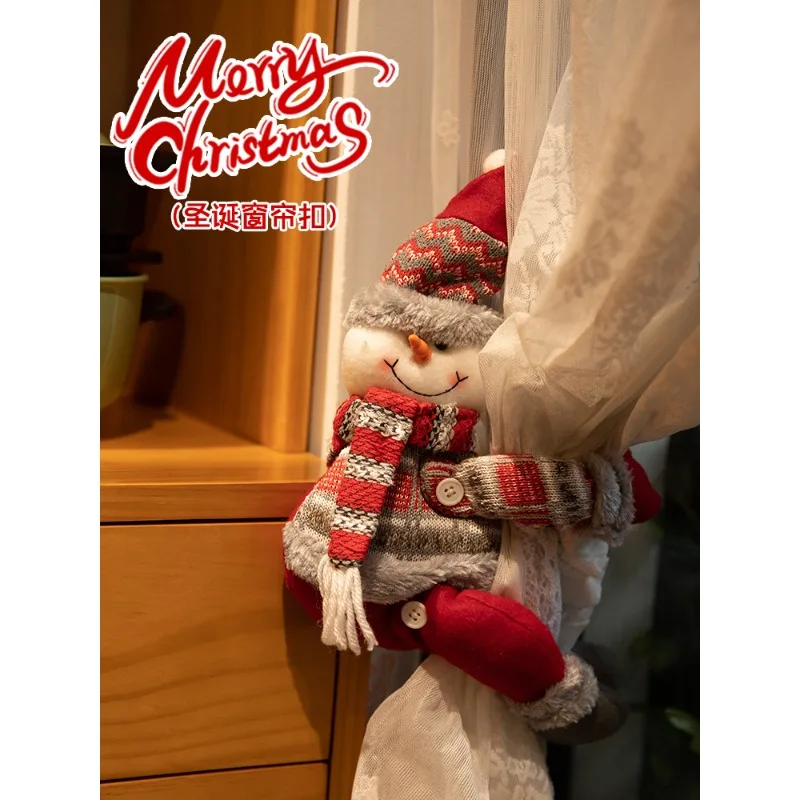 Christmas Decoration Scene Setup Room Bedroom Decoration Props New Year Hanging Ornaments Creative Santa Claus Curtain Hooks
Christmas Decoration Scene Setup Room Bedroom Decoration Props New Year Hanging Ornaments Creative Santa Claus Curtain Hooks