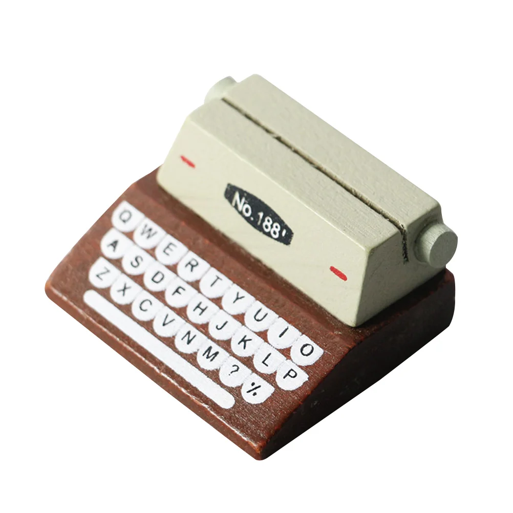 DIY Miniature House Kit Typewriter Pendulum Toys Decor Wooden Ornament Home Accessories
DIY Miniature House Kit Typewriter Pendulum Toys Decor Wooden Ornament Home Accessories