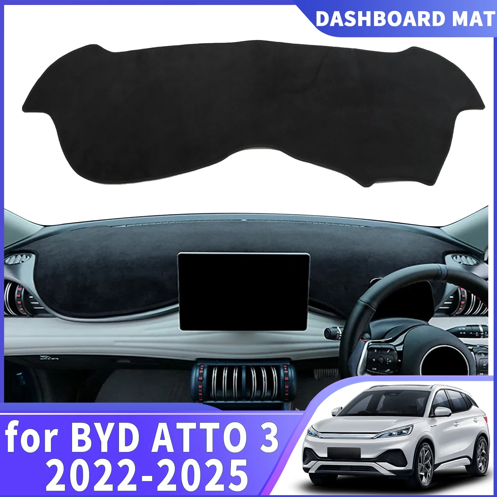 Для BYD Atto 3 2025-2023 2022: Коврик-накладка на приборную панель, солнцезащитный чехол, защитный коврик из кожи, аксессуары
Для BYD Atto 3 2025-2023 2022: Коврик-накладка на приборную панель, солнцезащитный чехол, защитный коврик из кожи, аксессуары