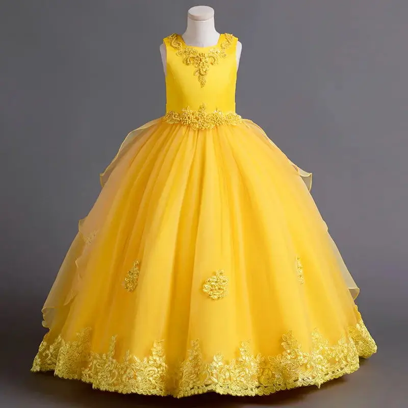 Girls' party gowns, gorgeous prom dresses, and group costumes for middle-aged and older children's graduation performances
Girls' party gowns, gorgeous prom dresses, and group costumes for middle-aged and older children's graduation performances