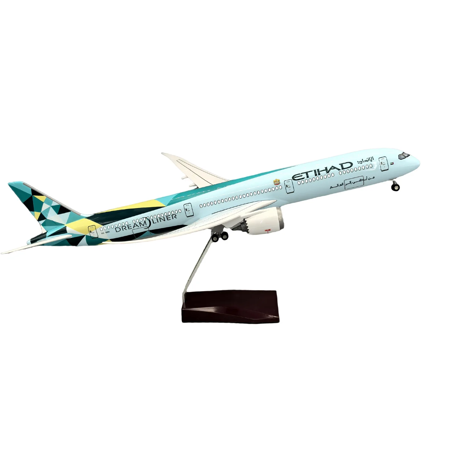 1/145 Scale Aircraft Etihad 787-10 Dreamliner 43CM Resin Airplane Model for Adult Aviation Souvenir Plane Gift Pre-Built Model
1/145 Scale Aircraft Etihad 787-10 Dreamliner 43CM Resin Airplane Model for Adult Aviation Souvenir Plane Gift Pre-Built Model