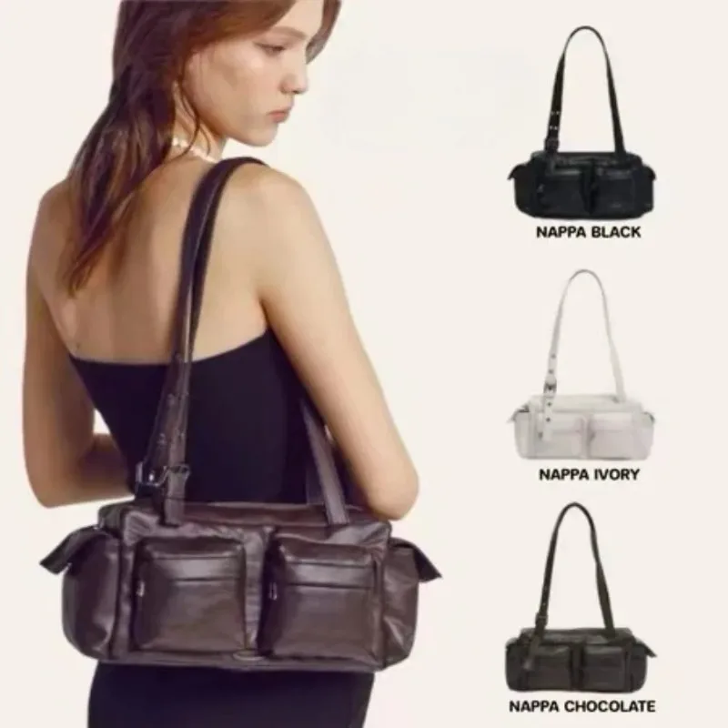 Korea New 2025 Motorcycle Bags Women's Crossbody Bag Small Designer Commuter Handbag Cowhide Leather Single Shoulder Bag
Korea New 2025 Motorcycle Bags Women's Crossbody Bag Small Designer Commuter Handbag Cowhide Leather Single Shoulder Bag