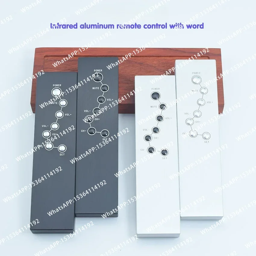 Aluminum Alloy Universal Learning Infrared Remote Control 7 keys for DAC Amplifier CD DVD TV Set-top Box
Aluminum Alloy Universal Learning Infrared Remote Control 7 keys for DAC Amplifier CD DVD TV Set-top Box