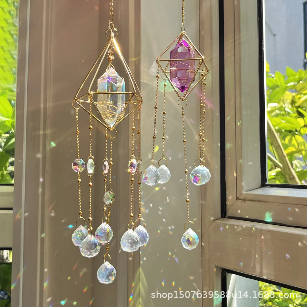 ZML home decoration pendant crystal column air rack wind chime
ZML home decoration pendant crystal column air rack wind chime