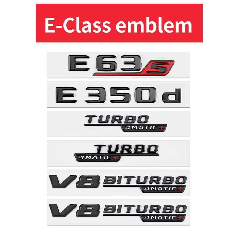 Suitable for Mercedes Benz rear letter sticker W213 C238 w214 E43 E53 E63S E200d E260 E300 E350e E450d 4MATIC V8BITURBO
Suitable for Mercedes Benz rear letter sticker W213 C238 w214 E43 E53 E63S E200d E260 E300 E350e E450d 4MATIC V8BITURBO
