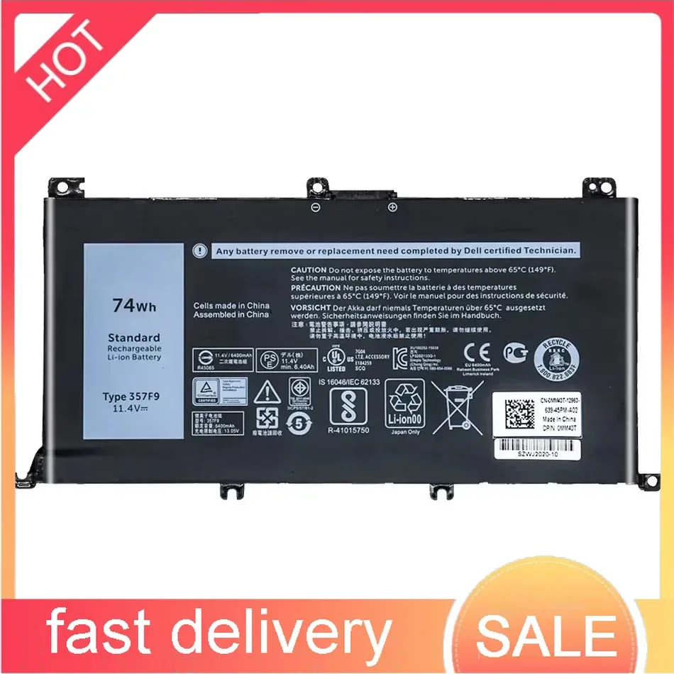 Аккумулятор для ноутбука Dell Inspiron 15-77 7559 7557 7566 7567 5576 INS15PD-1548B INS15PD-1748B INS15PD-1848B 357F9
Аккумулятор для ноутбука Dell Inspiron 15-77 7559 7557 7566 7567 5576 INS15PD-1548B INS15PD-1748B INS15PD-1848B 357F9