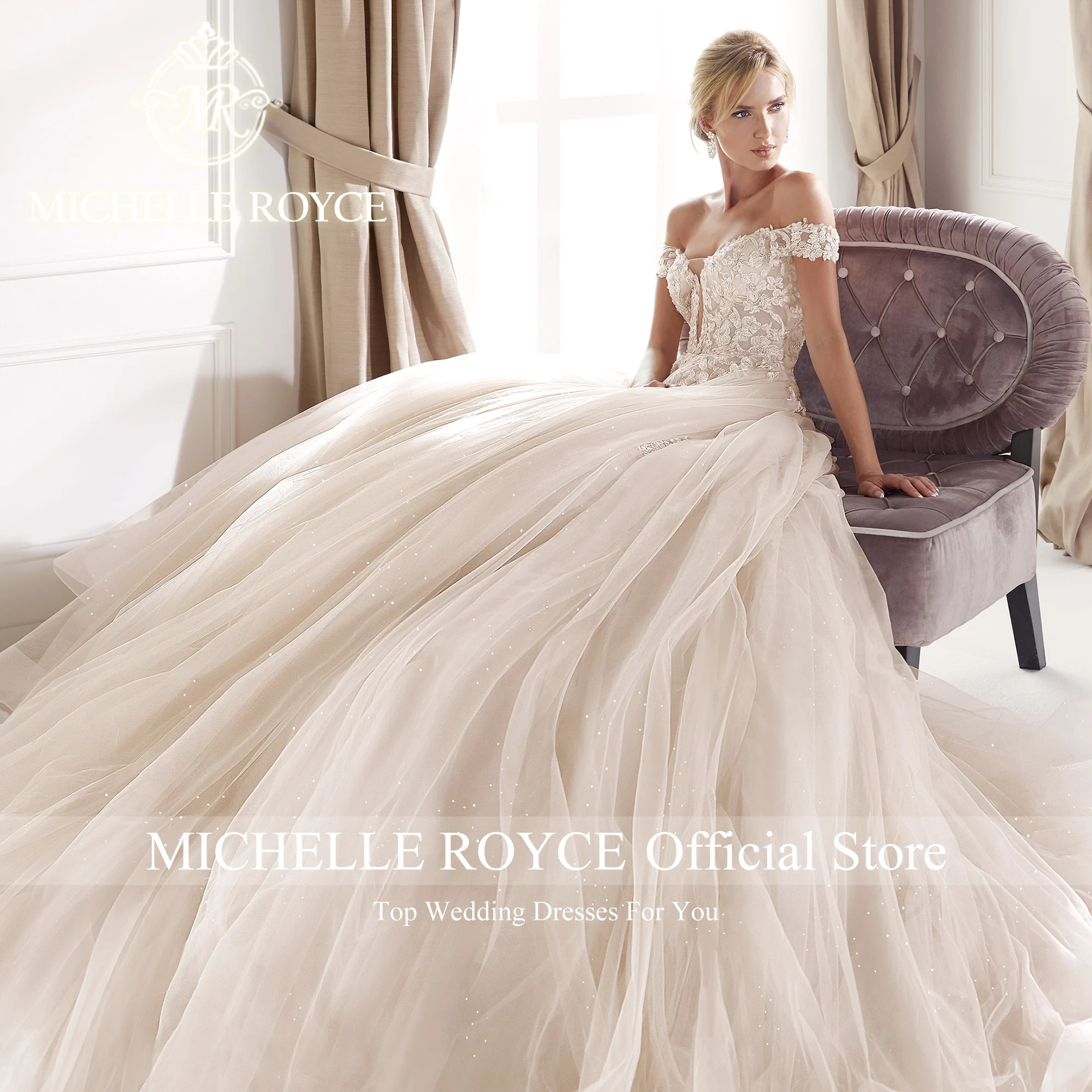 Michelle Royce Ball Gown Wedding Dresses For Women Elegant Sweetheart Appliques Organza Wedding Gown Backless Vestidos De Novia
Michelle Royce Ball Gown Wedding Dresses For Women Elegant Sweetheart Appliques Organza Wedding Gown Backless Vestidos De Novia