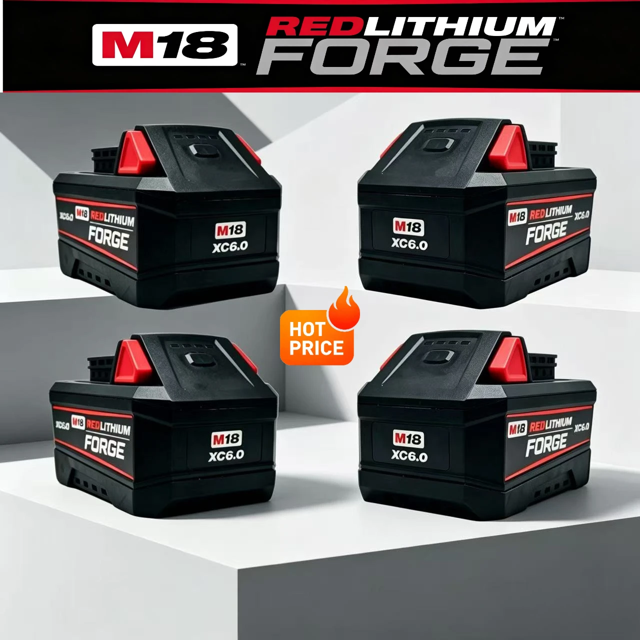 2026 For 48-11-1861 Milwaukee M18 XC6.0 FORGE 18V 6.0Ah Lithium Battery For Reciprocating Saw Fast Charge Overheat Protection
2026 For 48-11-1861 Milwaukee M18 XC6.0 FORGE 18V 6.0Ah Lithium Battery For Reciprocating Saw Fast Charge Overheat Protection
