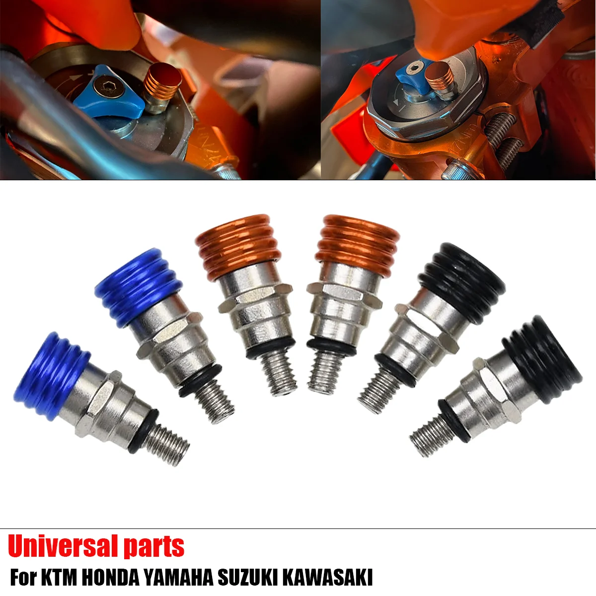 For Honda Kawasaki Yamaha Suzuki CR CRF YZ YZF WR Motocross Motorcycle M5/0.8mm M4/0.7mm Fork Air Bleeder Pressure Relief Valve
For Honda Kawasaki Yamaha Suzuki CR CRF YZ YZF WR Motocross Motorcycle M5/0.8mm M4/0.7mm Fork Air Bleeder Pressure Relief Valve