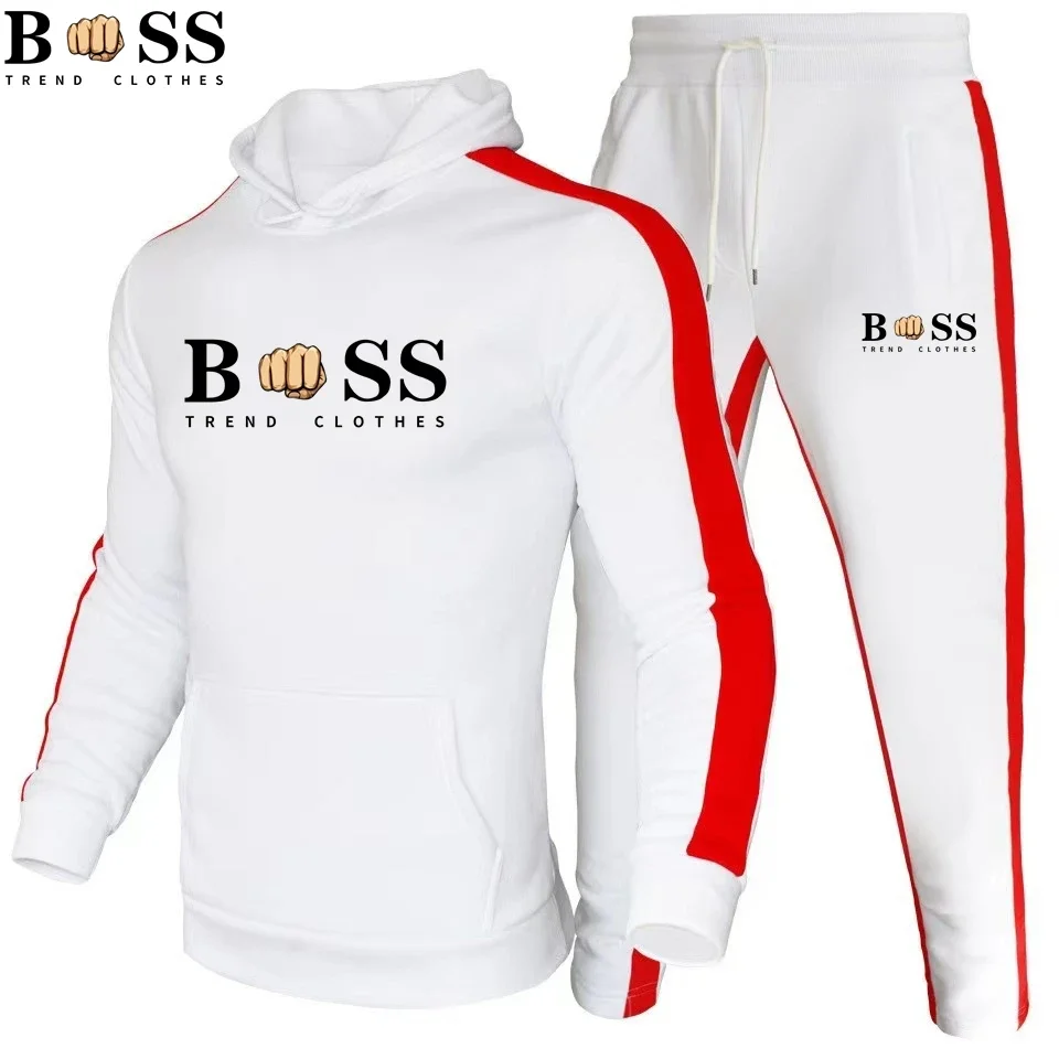 2024 Brand New Men's Fashion Casual Autumn Set Sportswear Two Piece Hoodie Pullover Sportswear Jogging Set Set
2024 Brand New Men's Fashion Casual Autumn Set Sportswear Two Piece Hoodie Pullover Sportswear Jogging Set Set