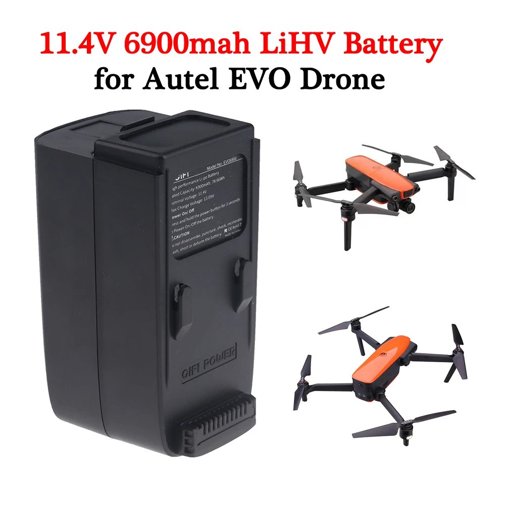 Новинка 11,4 V 6900mah LiHV батарея для Autel EVO Drone перезаряжаемая сменная интеллектуальная Полетная стандартная аксессуар
Новинка 11,4 V 6900mah LiHV батарея для Autel EVO Drone перезаряжаемая сменная интеллектуальная Полетная стандартная аксессуар