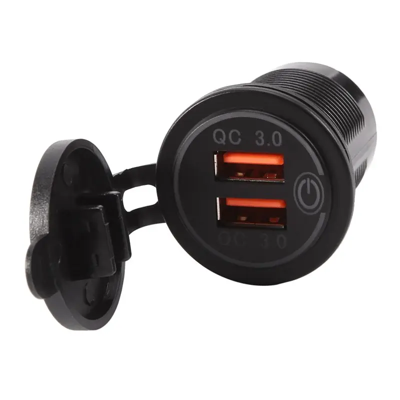 Precision 12V 36W Quick Charge 3.0 Dual USB Car USB Fast With Switch For Boat Motorcycle Truck Sedan
Precision 12V 36W Quick Charge 3.0 Dual USB Car USB Fast With Switch For Boat Motorcycle Truck Sedan