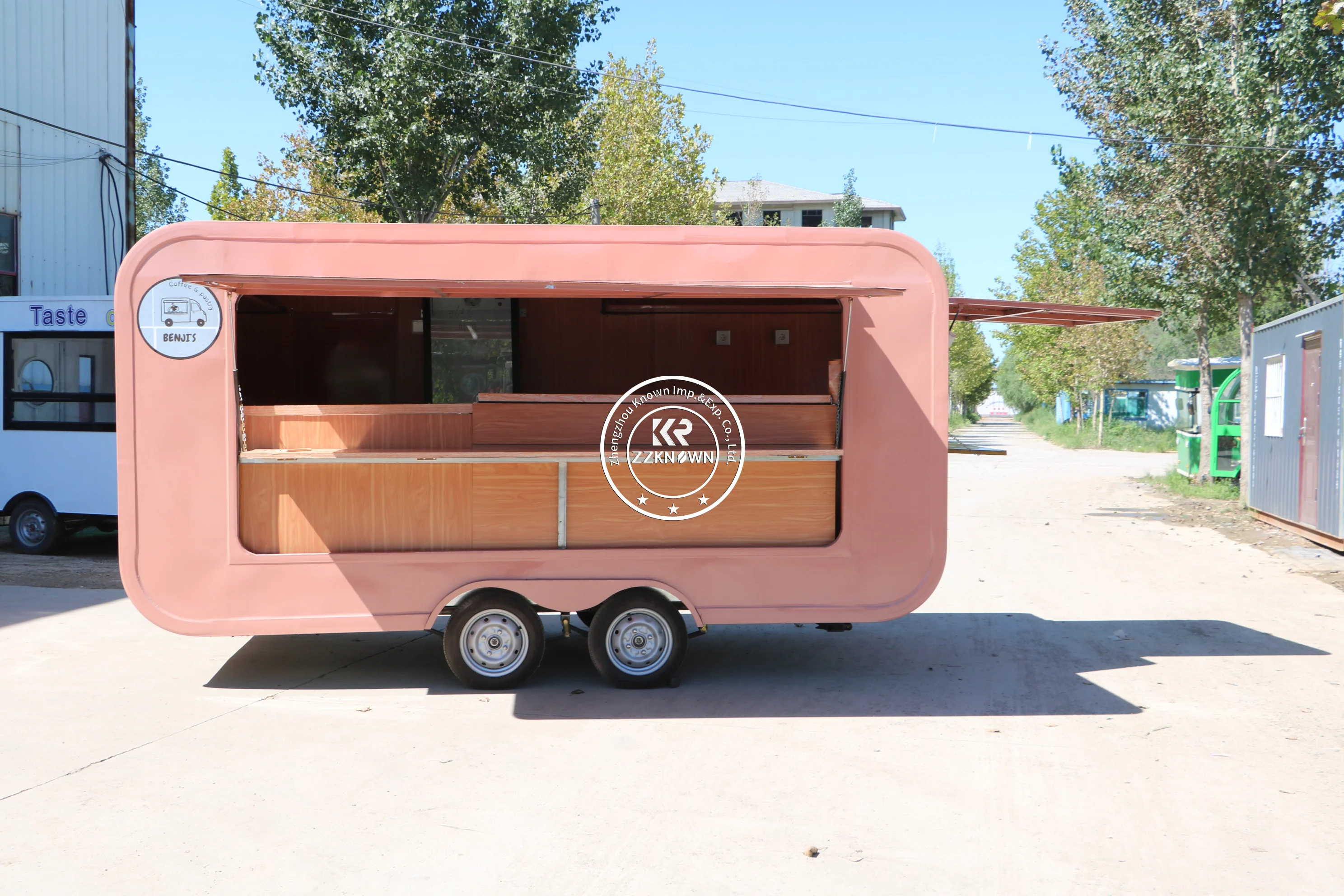 Pink Mobile Trailer Coffee Fast Food Truck Customable Fully Equipped Restaurant Mobile Shop for Sale
Pink Mobile Trailer Coffee Fast Food Truck Customable Fully Equipped Restaurant Mobile Shop for Sale