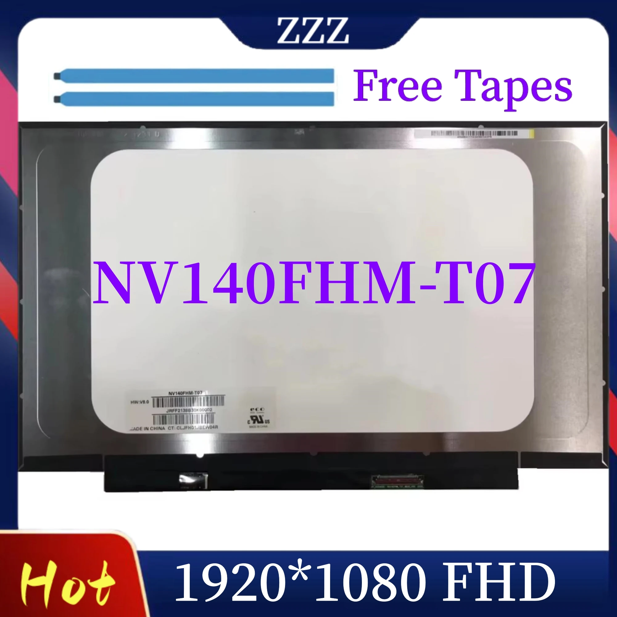 14,0-дюймовый сенсорный ЖК-экран для ноутбука NV140FHM-T07 1920x1080 60 Гц 40-контактный матричный EDP-дисплей высокой четкости для ноутбуков
14,0-дюймовый сенсорный ЖК-экран для ноутбука NV140FHM-T07 1920x1080 60 Гц 40-контактный матричный EDP-дисплей высокой четкости для ноутбуков